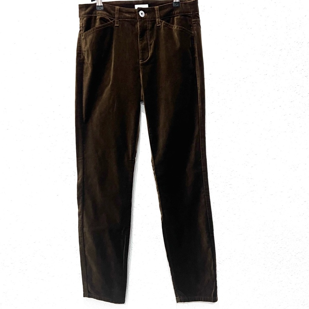 J. Jill‎ Dark velvet Brown Trousers 4